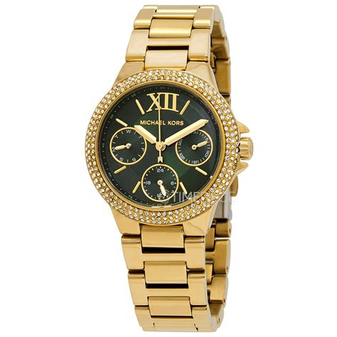 michael kors mk6981|Michael Kors Camille Quartz Crystal Green Dial .